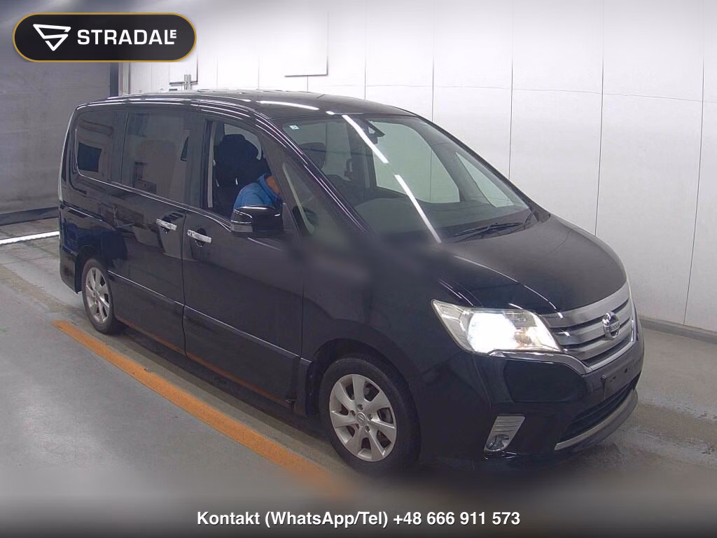 NISSAN SERENA 5D 2012, aukcja z Japonii, zdjęcie 1