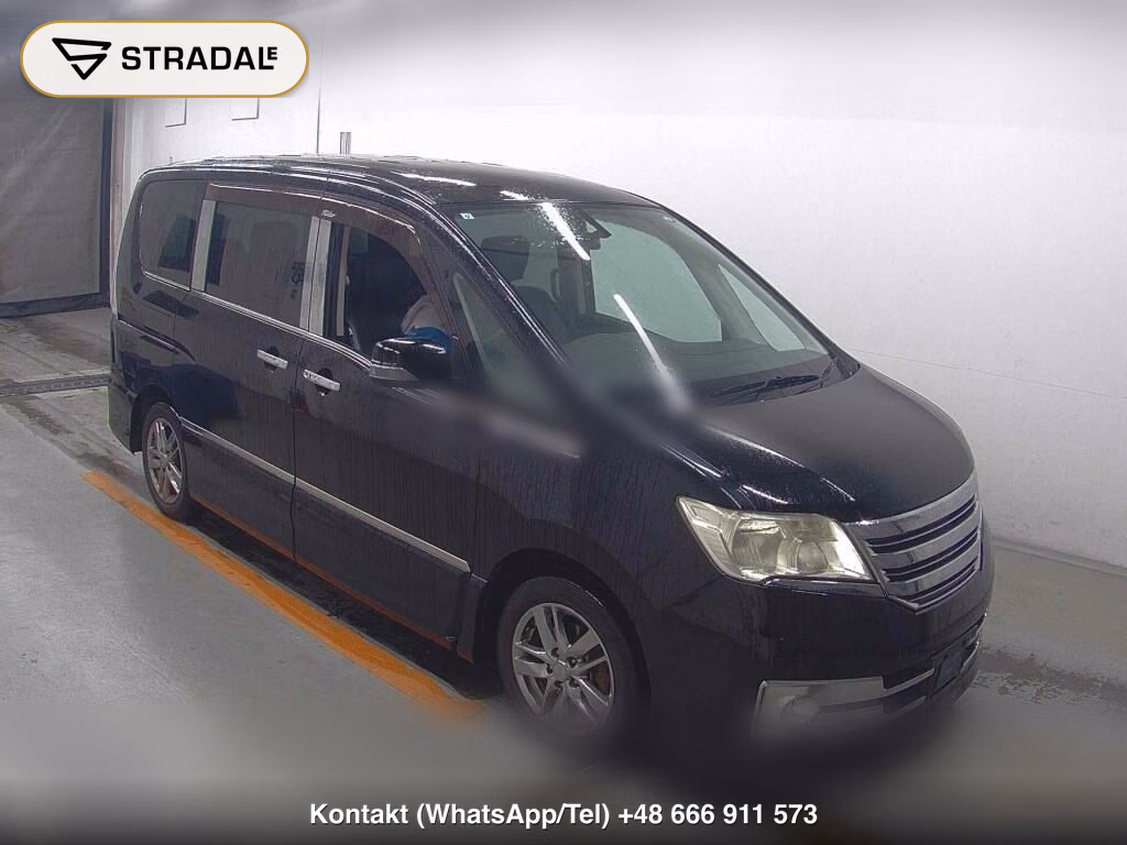 NISSAN SERENA 5D RIDER 2011, aukcja z Japonii, zdjęcie 1