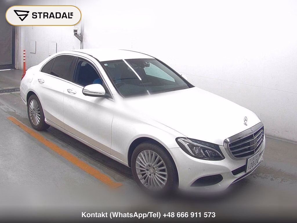 MERCEDES BENZ C-CLASS 4D C200 EXCLUSIVE LINE LIMITED 2015, aukcja z Japonii, zdjęcie 1