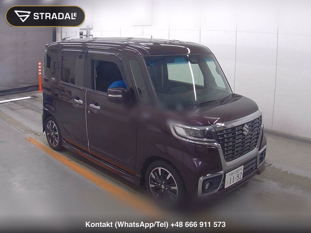 SUZUKI SPACIA CUSTOM HYBRID XS TURBO 2018, aukcja z Japonii, zdjęcie 1
