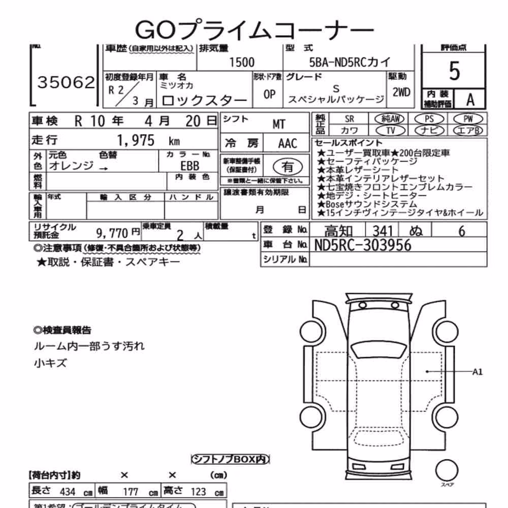 Notka aukcyjna: MITSUOKA ROCK STAR S SPECIAL PACKAGE