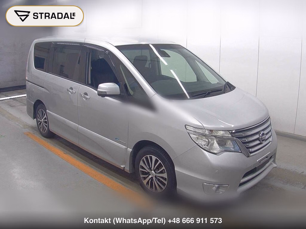 NISSAN SERENA 5D HIGHWAY STAR V SELECTION+SAFETY S-HYBRID 2015, aukcja z Japonii, zdjęcie 1