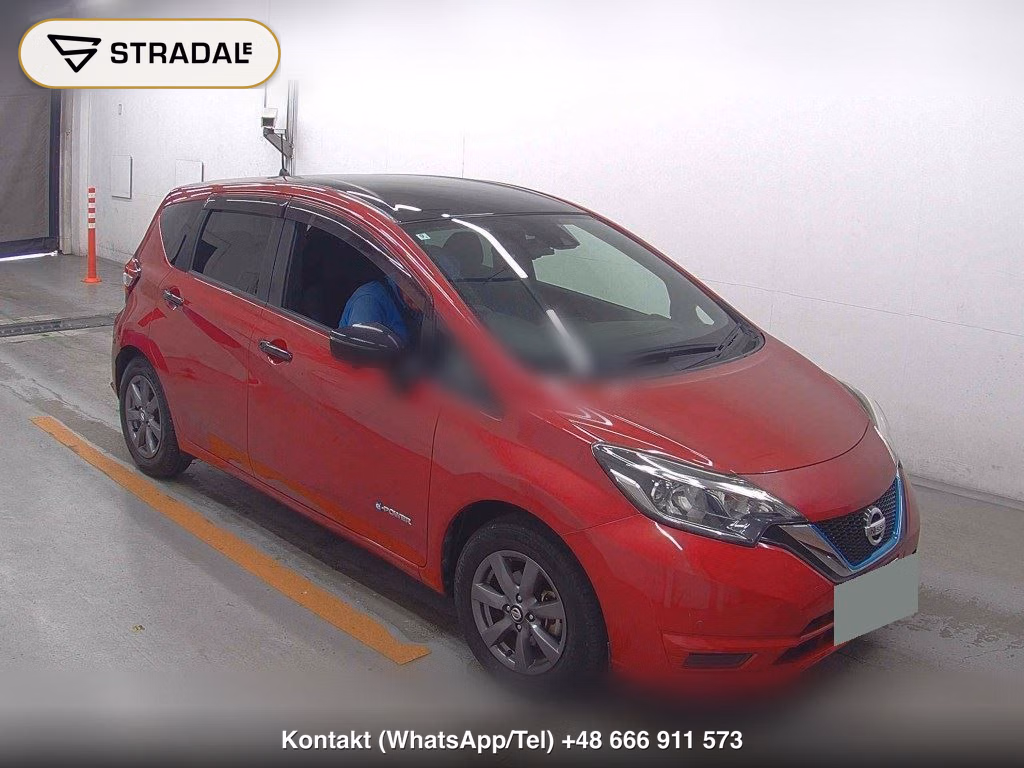 NISSAN NOTE E-POWER X BLACK ARROW 2018, aukcja z Japonii, zdjęcie 1