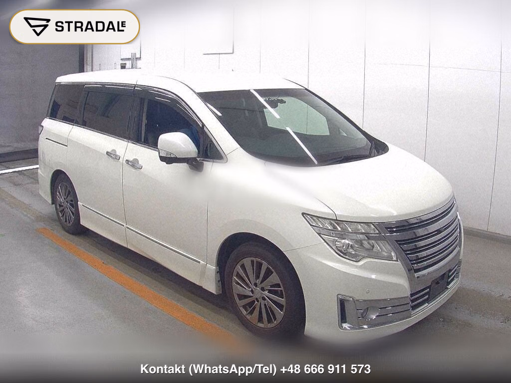 NISSAN ELGRAND 5D RIDER BLACK LEATHER SEAT, miniaturka 2