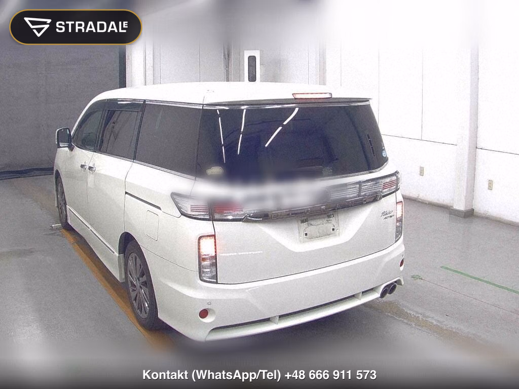 NISSAN ELGRAND 5D RIDER BLACK LEATHER SEAT, miniaturka 3