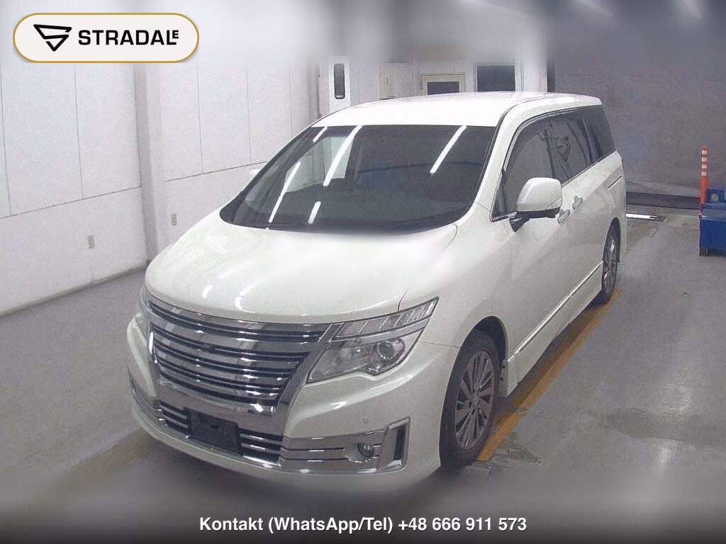 NISSAN ELGRAND 5D RIDER BLACK LEATHER SEAT, miniaturka 5