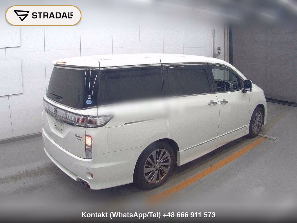 NISSAN ELGRAND 5D RIDER BLACK LEATHER SEAT, miniaturka 6