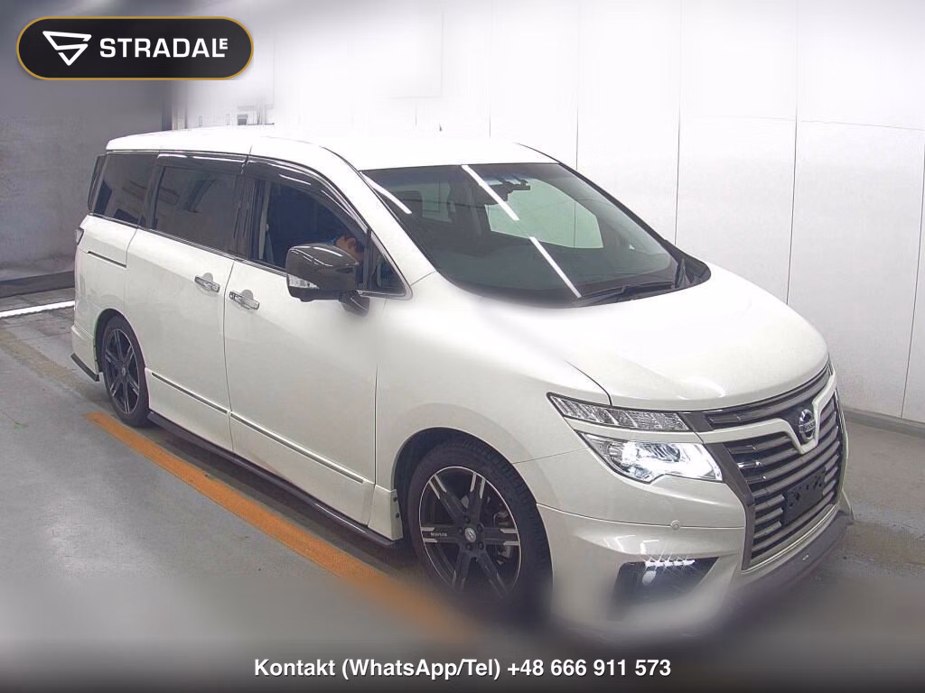 NISSAN ELGRAND 5D 250 HIGHWAY STAR PREMIUM 2017, aukcja z Japonii, zdjęcie 1