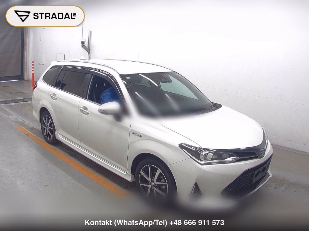 TOYOTA COROLLA FIELDER HYBRID G W×B 2018, aukcja z Japonii, zdjęcie 1
