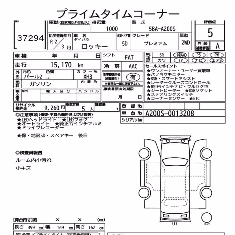 Notka aukcyjna: DAIHATSU ROCKY 5D PREMIUM
