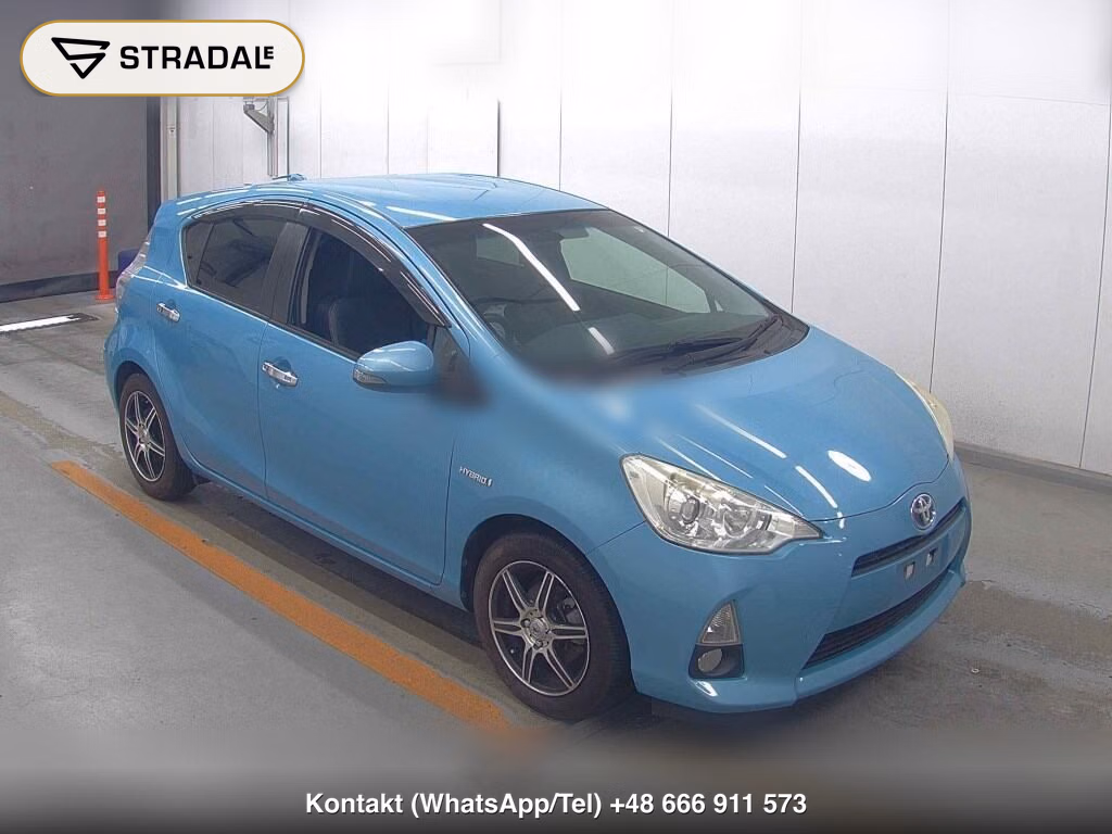 TOYOTA AQUA G BLACK SOFT LEATHER SELECTION 2013, aukcja z Japonii, zdjęcie 1