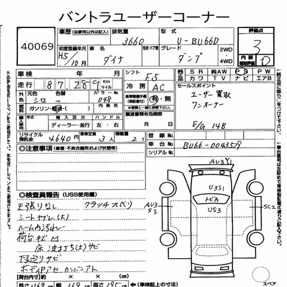 Notka aukcyjna: TOYOTA DYNA TRUCK DUMP