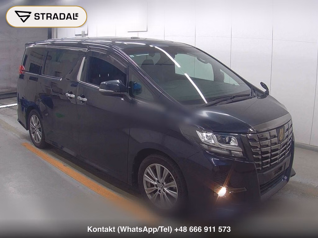 TOYOTA ALPHARD 2.5S A PACKAGE TYPE BLACK 2017, aukcja z Japonii, zdjęcie 1