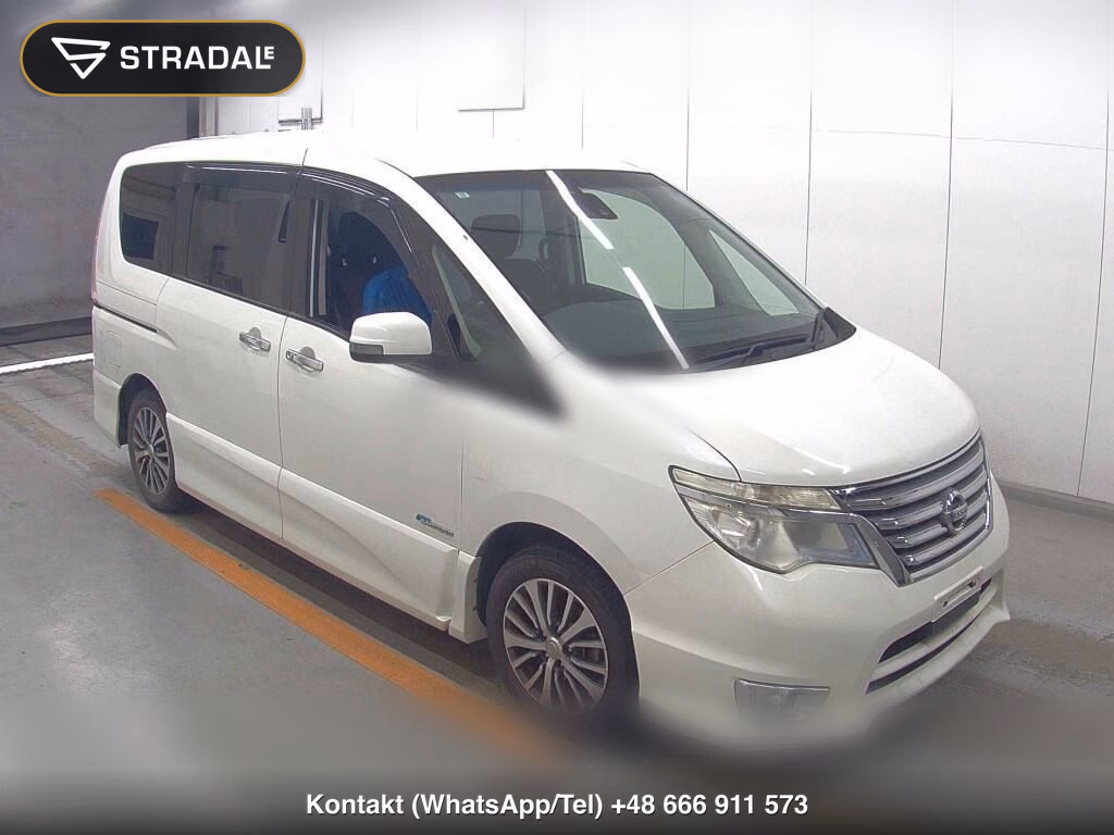 NISSAN SERENA 5D HIGHWAY STAR S-HYBRID 2014, aukcja z Japonii, zdjęcie 1