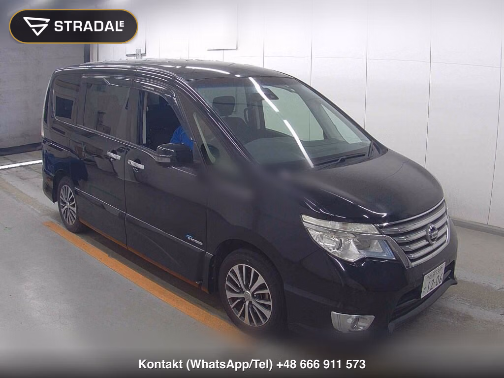 NISSAN SERENA 5D HIGHWAY STAR V SELECTOR + SAFETY Ⅱ SHV 2016, aukcja z Japonii, zdjęcie 1