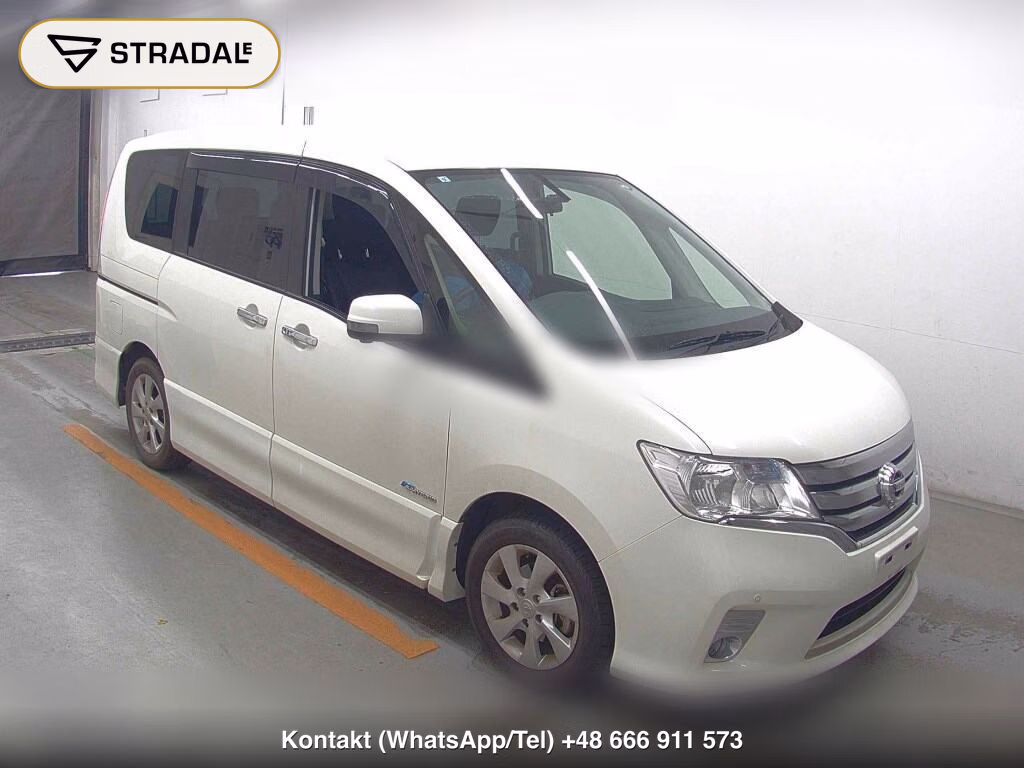 NISSAN SERENA 5D HIGHWAY STAR S-HYBRID V SELECTION 2013, aukcja z Japonii, zdjęcie 1