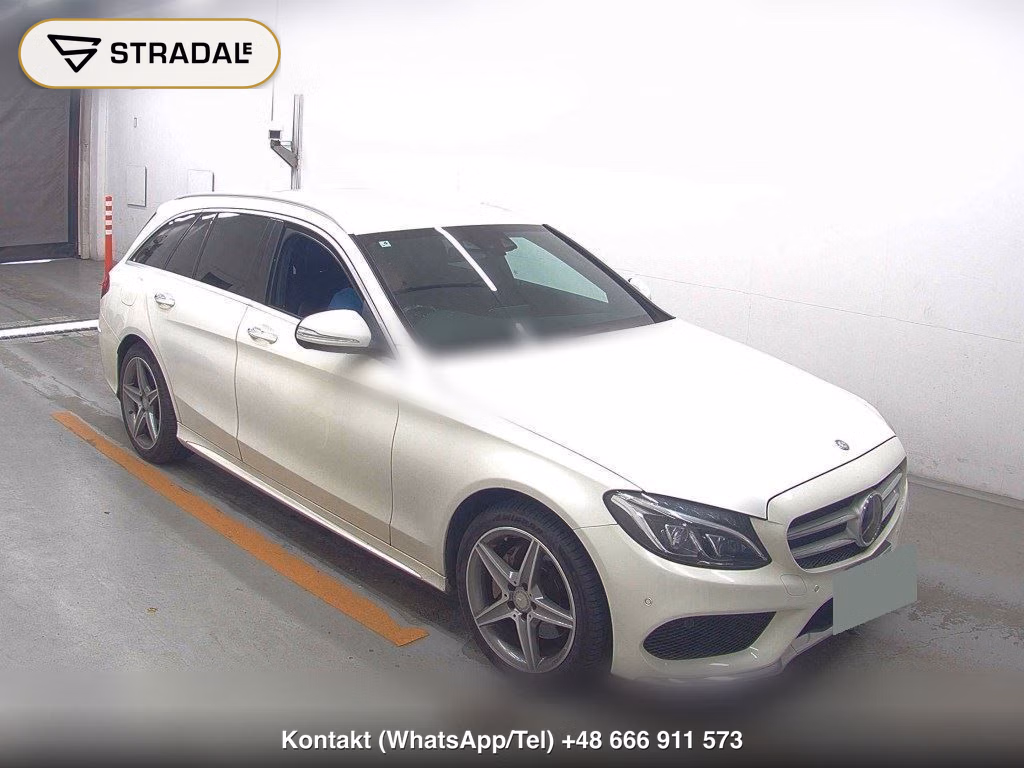MERCEDES BENZ C-CLASS STATIONWAGON C200 STATIONWAGON SPORTS 2015, aukcja z Japonii, zdjęcie 1