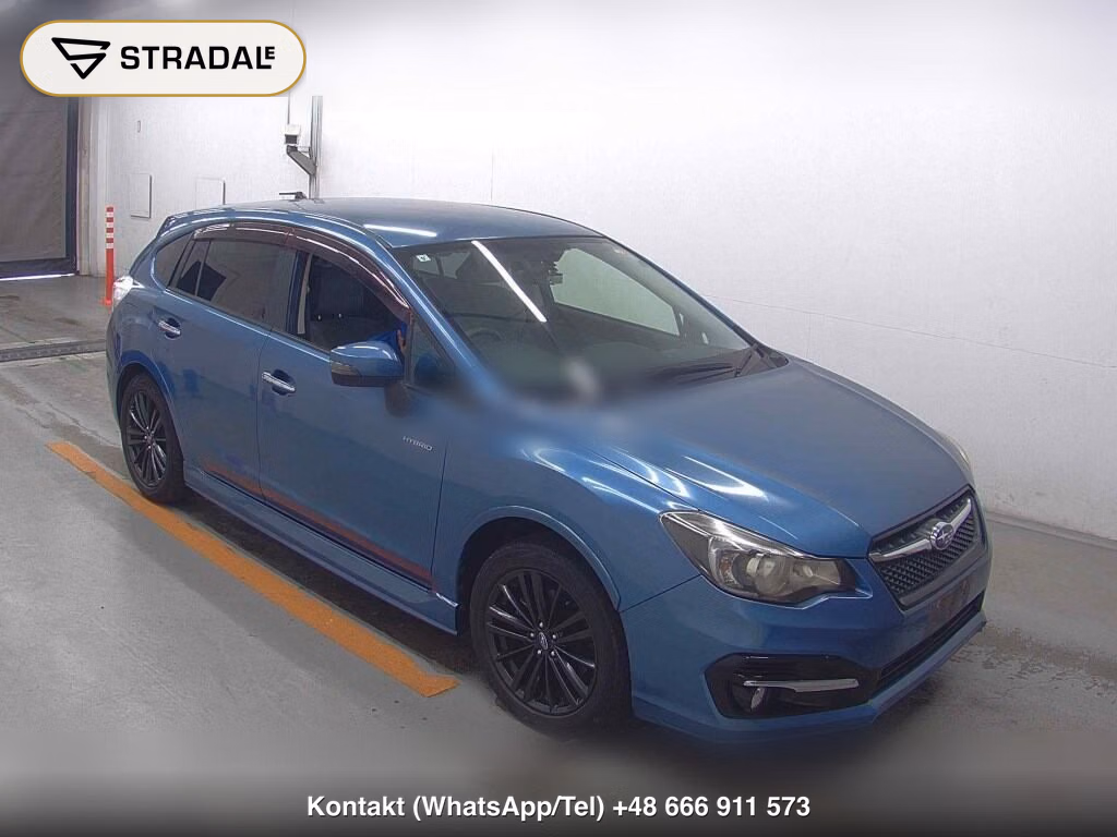 SUBARU IMPREZA SPORT HYBRID 4WD HYBRID 2.0I-S EYESIGHT 2015, aukcja z Japonii, zdjęcie 1