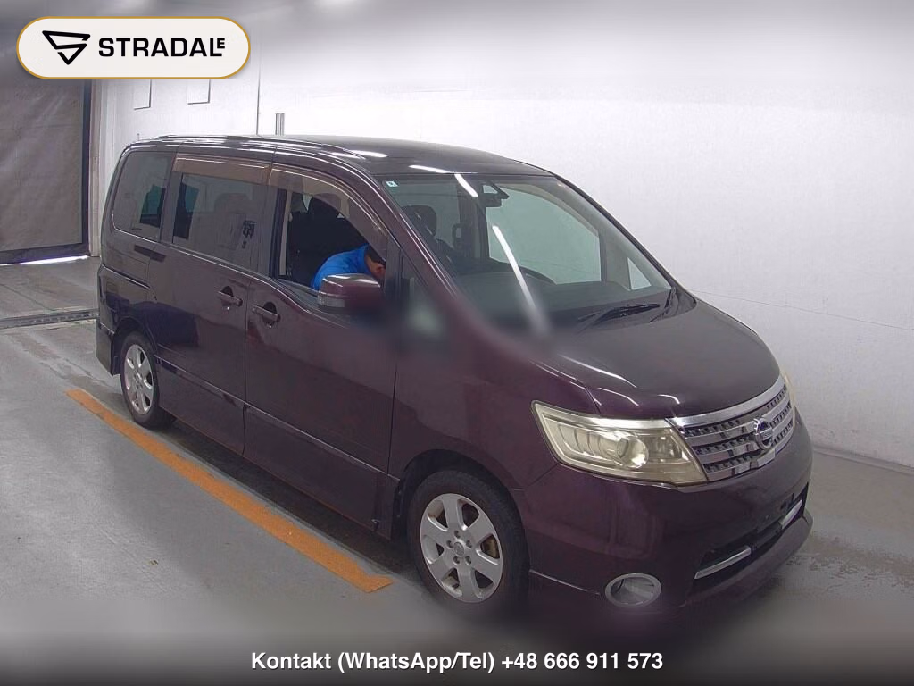 NISSAN SERENA 5D HIGHWAY STAR V AERO SELECTION 2010, aukcja z Japonii, zdjęcie 1