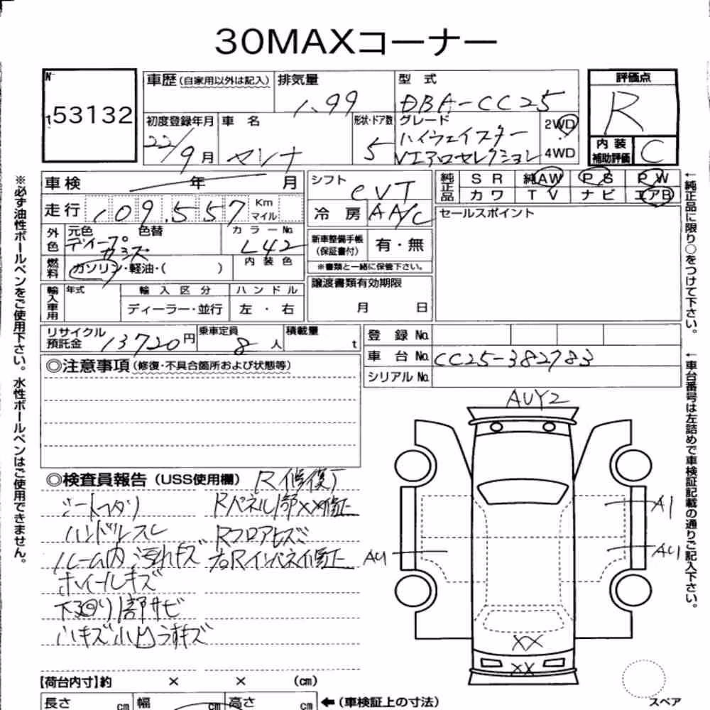 Notka aukcyjna: NISSAN SERENA 5D HIGHWAY STAR V AERO SELECTION