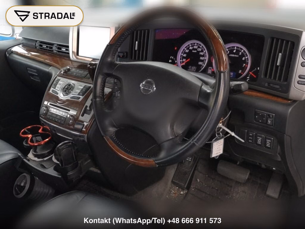 NISSAN ELGRAND 5D 250 HIGHWAY STAR BLACK LEATHER NAVI EDIT, miniaturka 4