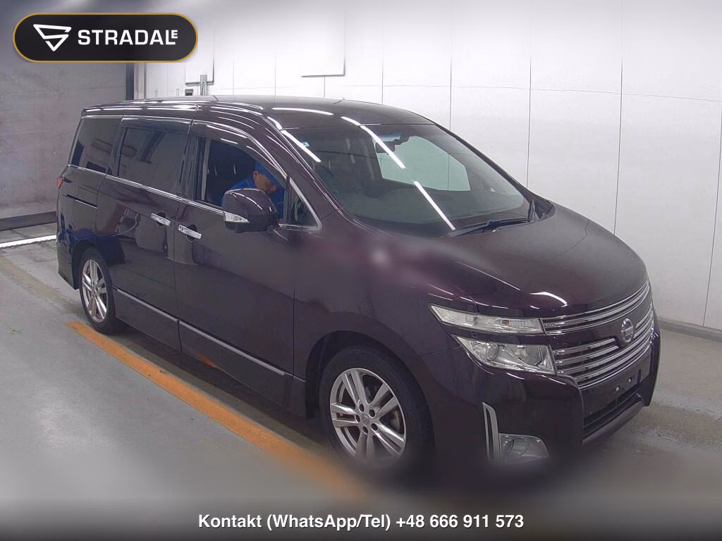 NISSAN ELGRAND 5D 250 HIGHWAY STAR 2012, aukcja z Japonii, zdjęcie 1