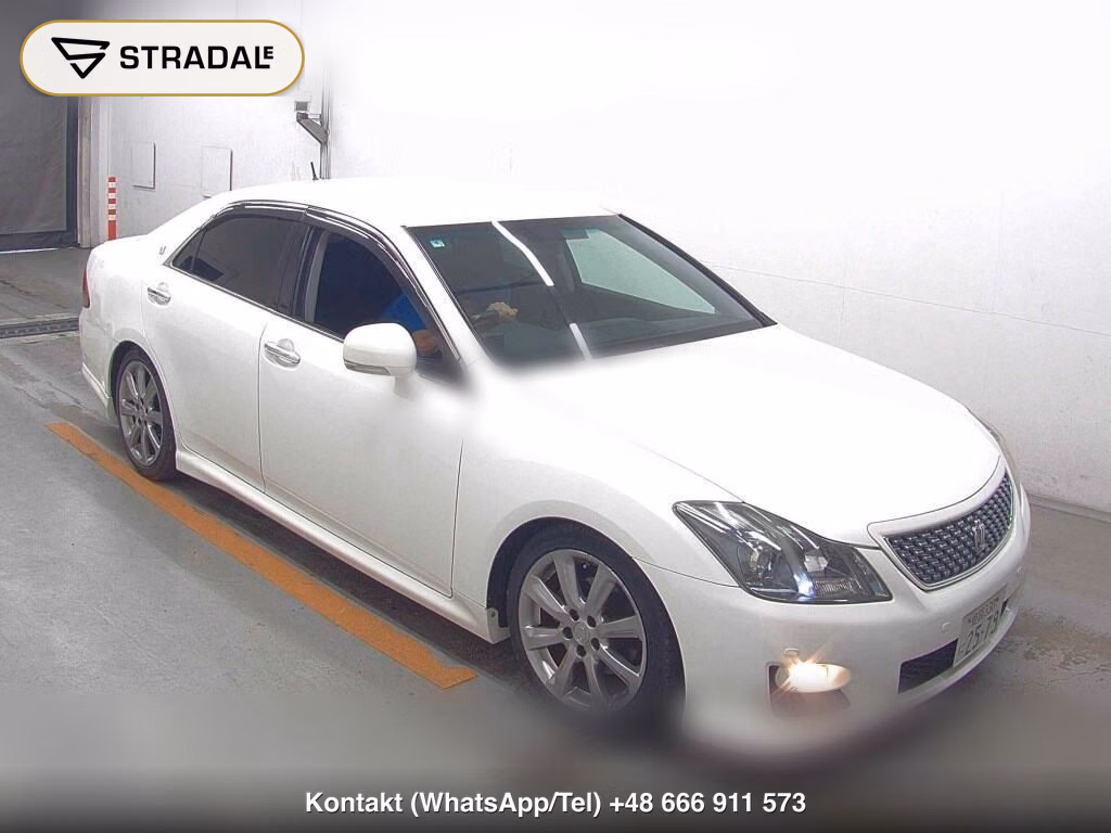TOYOTA CROWN 4D 2.5 ATHLETE NAVI PACKAGE 2008, aukcja z Japonii, zdjęcie 1