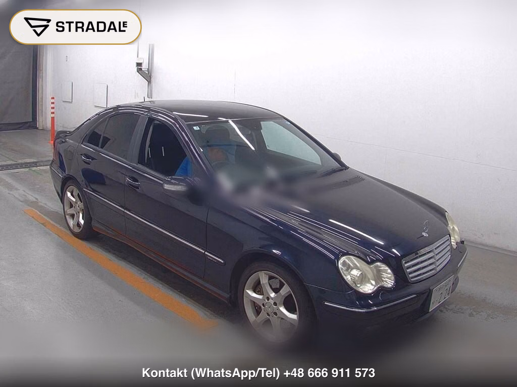 MERCEDES BENZ C-CLASS 4D C200 KOMPRESSOR SPORTS EDITION 2007, aukcja z Japonii, zdjęcie 1