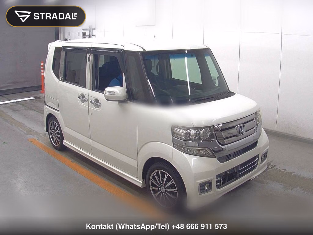 HONDA N-BOX CUSTOM G・TURBO L PACKAGE 2015, aukcja z Japonii, zdjęcie 1