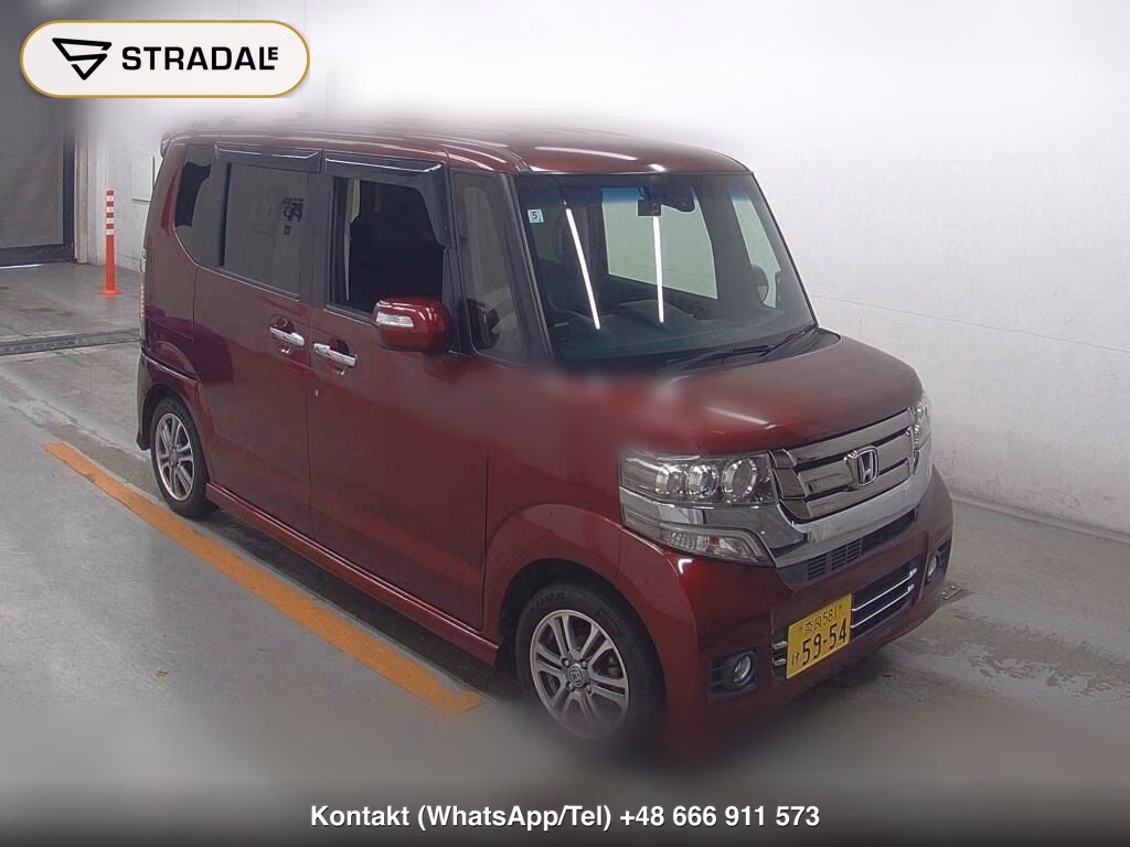 HONDA N-BOX CUSTOM G・L PACKAGE 2016, aukcja z Japonii, zdjęcie 1