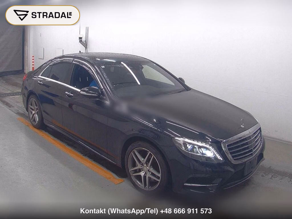 MERCEDES BENZ S-CLASS 4D S400 HYBRID EXCLUSIVE AMG SPORTS PACKAGE 2014, aukcja z Japonii, zdjęcie 1