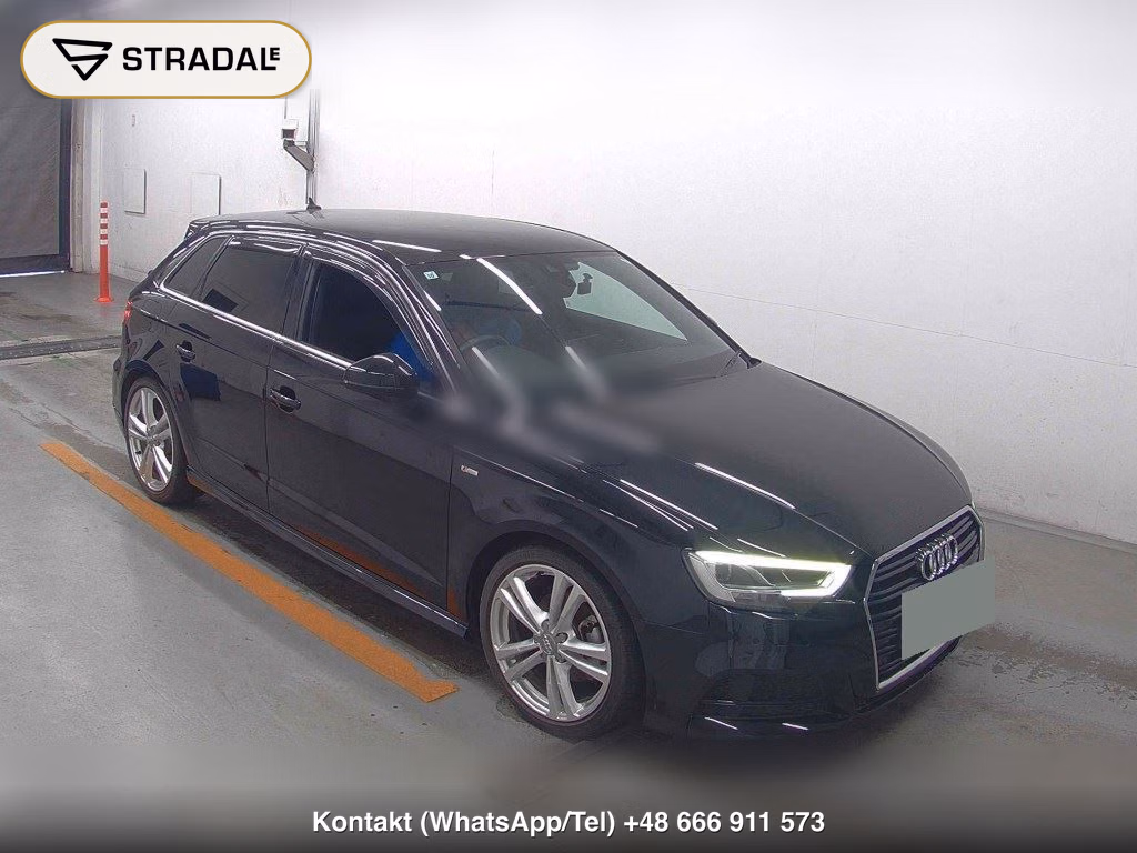 AUDI A3 5D SPORTBACK 30 TFSI SPORT S LINE PACKAGE 2019, aukcja z Japonii, zdjęcie 1