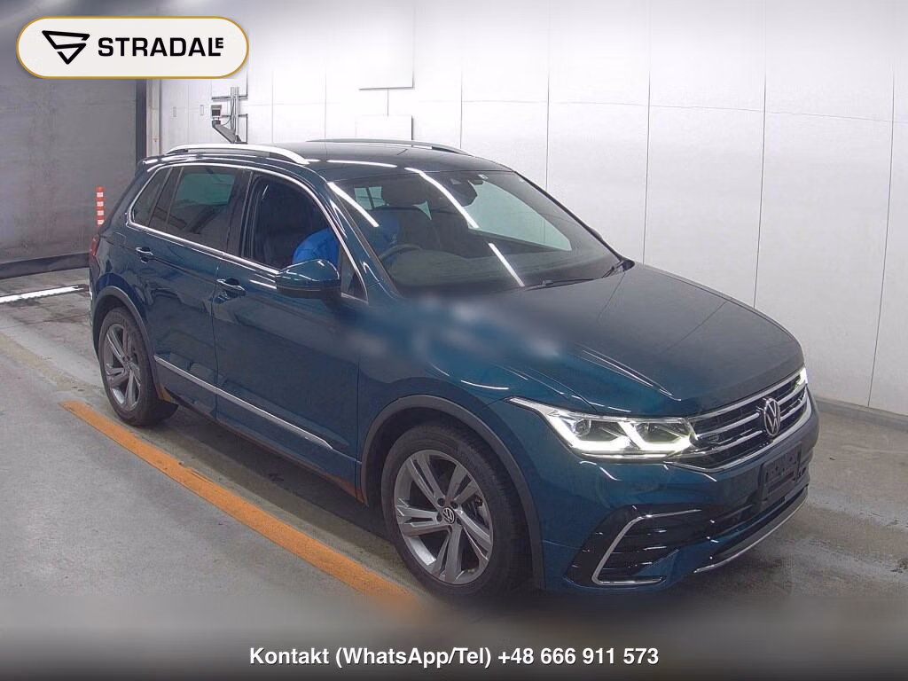 VOLKSWAGEN TIGUAN TSI R-LINE 2022, aukcja z Japonii, zdjęcie 1