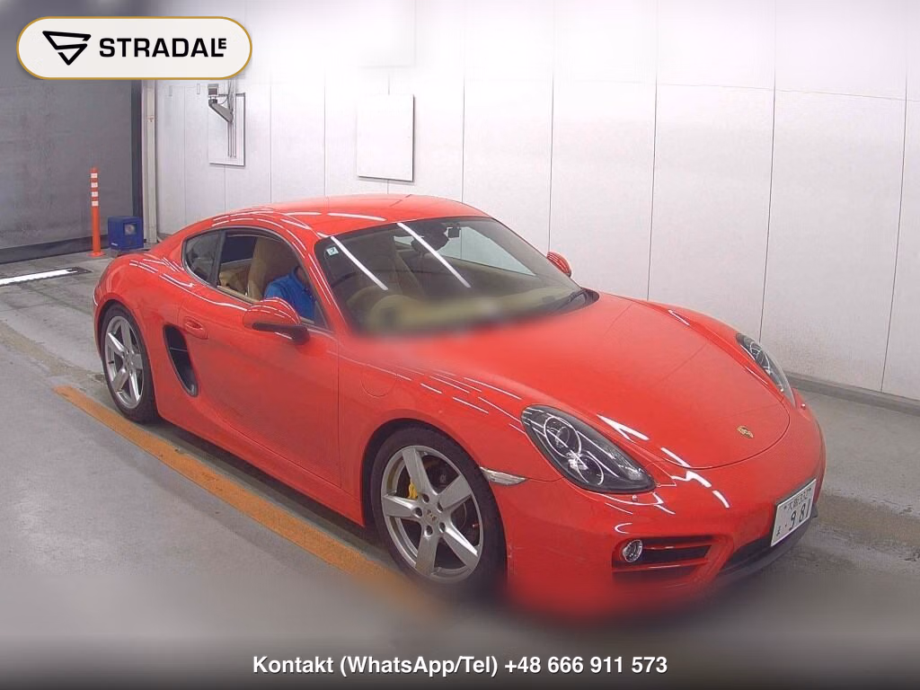 PORSCHE CAYMAN BASE GRAED SPORT CHRONO PACKAGE 2013, aukcja z Japonii, zdjęcie 1