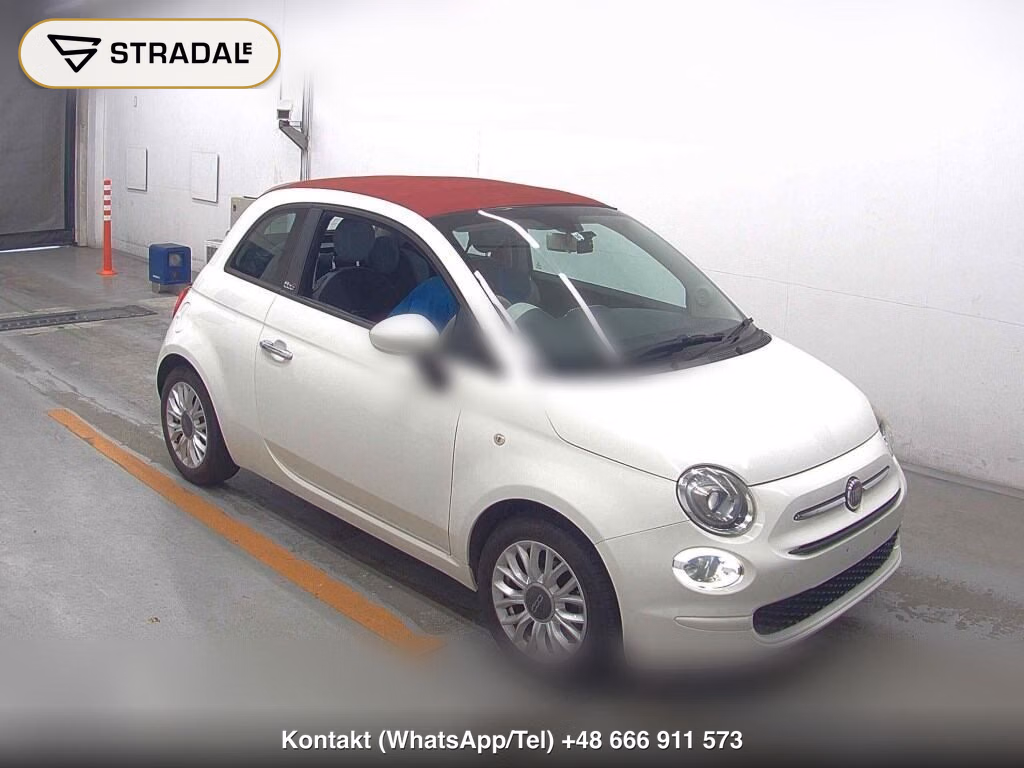 FIAT 500C 1.2 POP 2017, aukcja z Japonii, zdjęcie 1