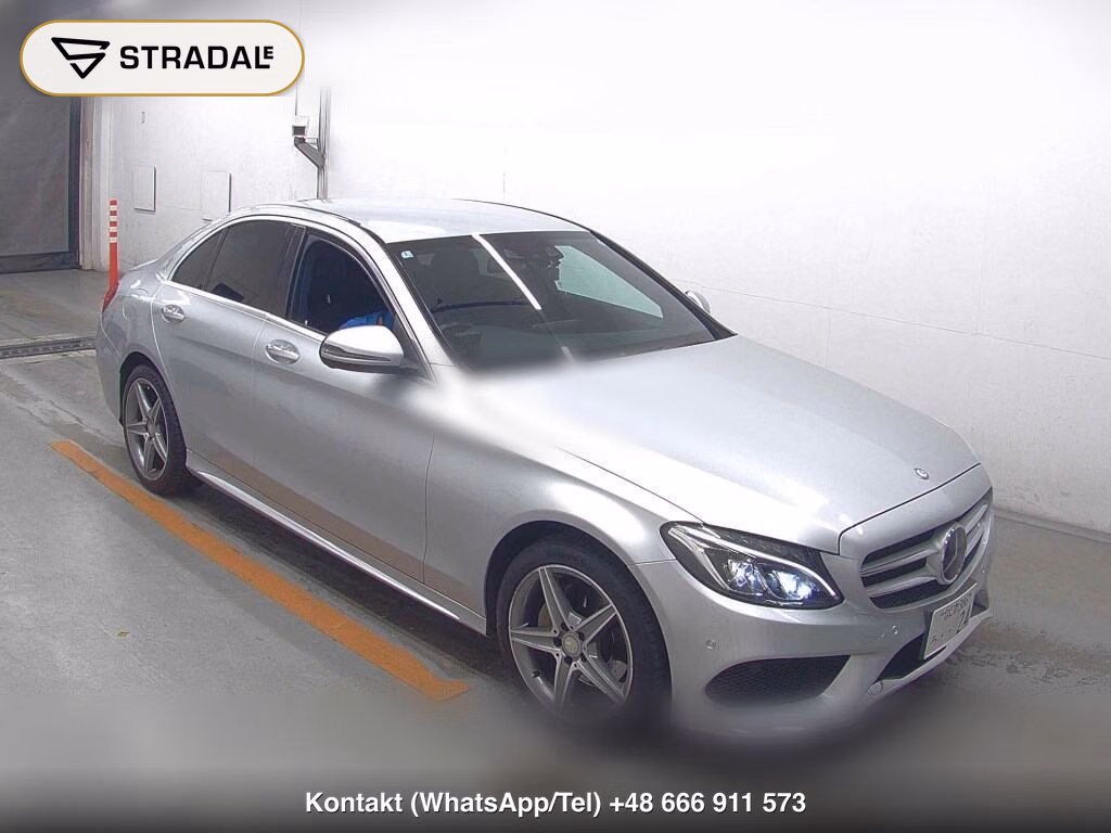 MERCEDES BENZ C-CLASS 4D C200 AVANTGARDE AMG LINE 2016, aukcja z Japonii, zdjęcie 1