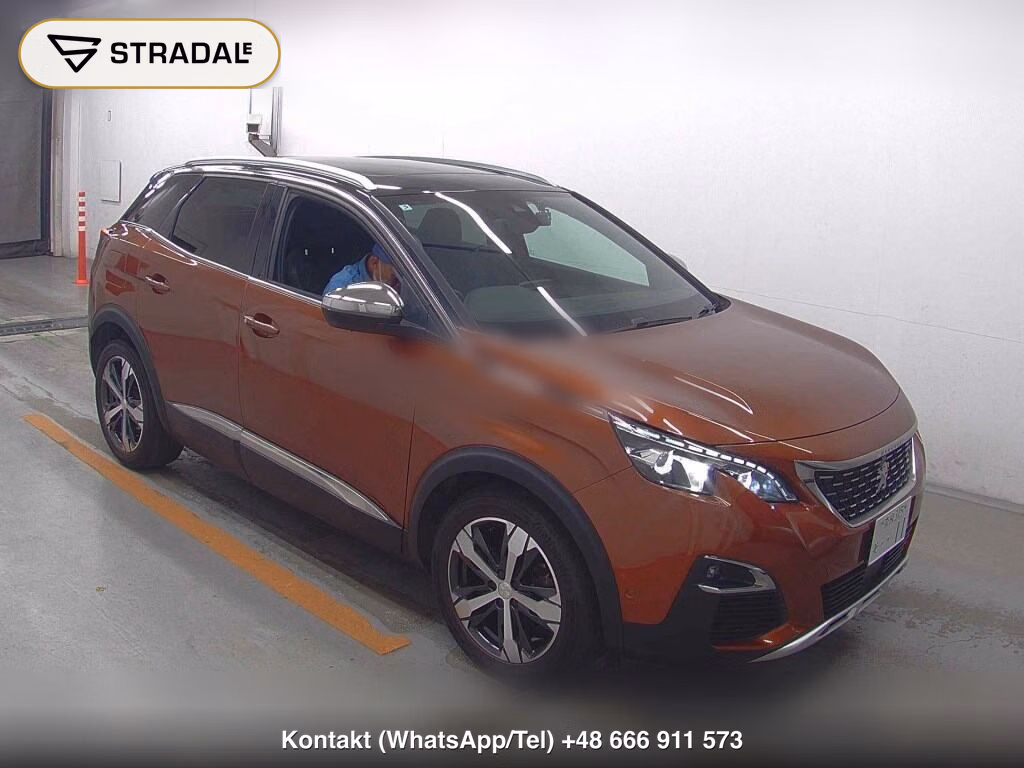 PEUGEOT 3008 GT BLUE HDI 2019, aukcja z Japonii, zdjęcie 1
