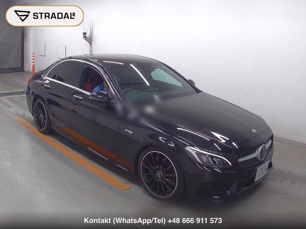 MERCEDES BENZ C-CLASS 4D C200 AVANTGARDE AMG LINE 2016, aukcja z Japonii, zdjęcie 1