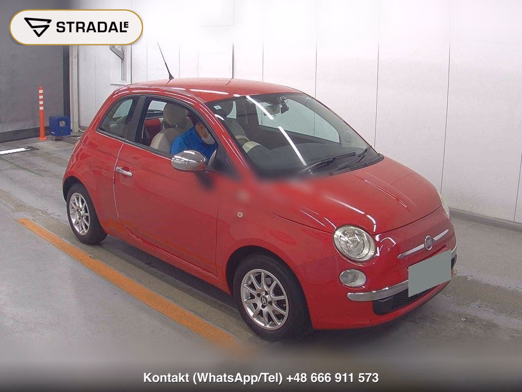 FIAT 500 1.2 POP 2011, aukcja z Japonii, zdjęcie 1