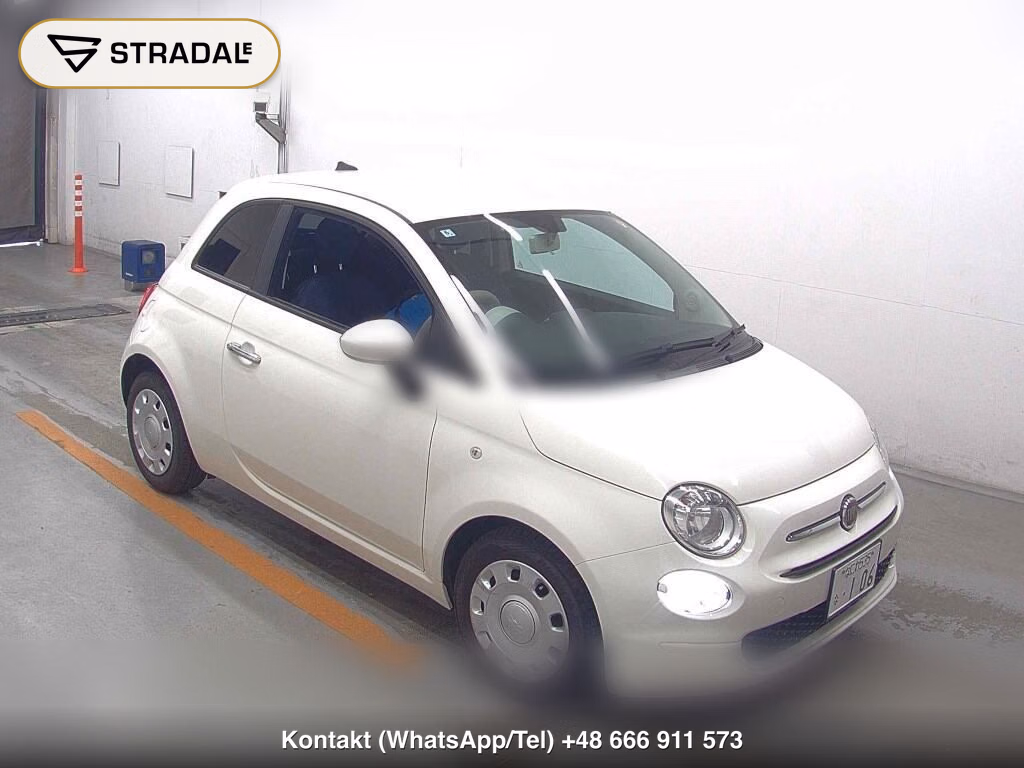 FIAT 500 TWIN AIR CULT 2022, aukcja z Japonii, zdjęcie 1