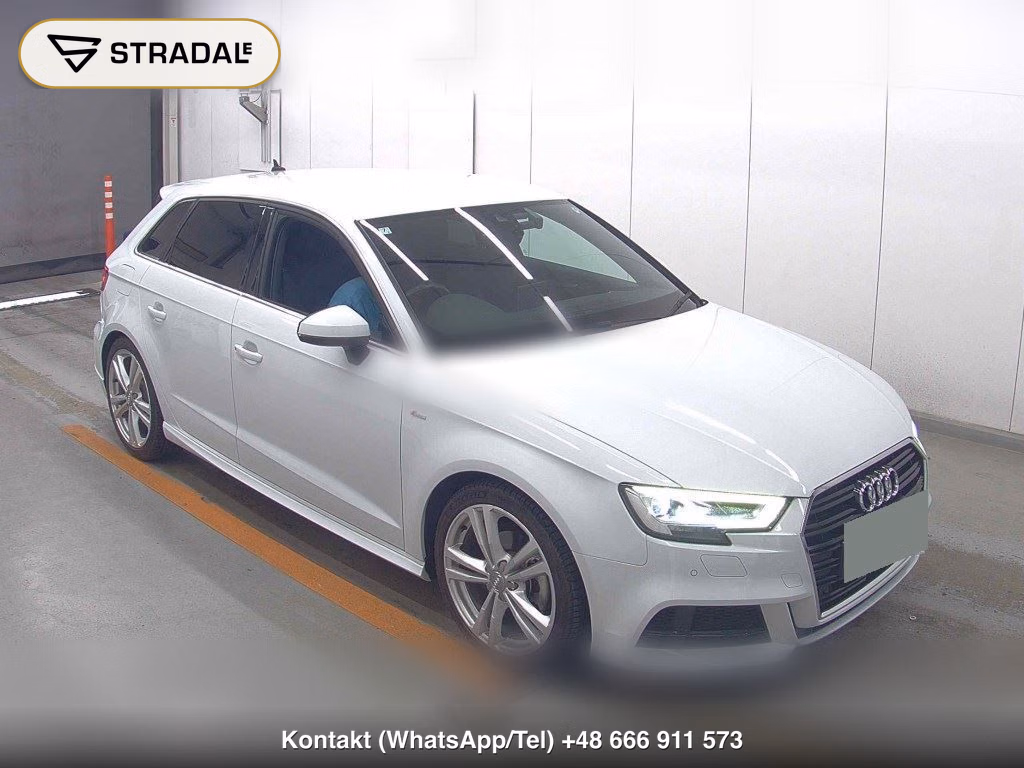 AUDI A3 5D SPORTBACK 30 TFSI SPORT S LINE PACKAGE 2020, aukcja z Japonii, zdjęcie 1