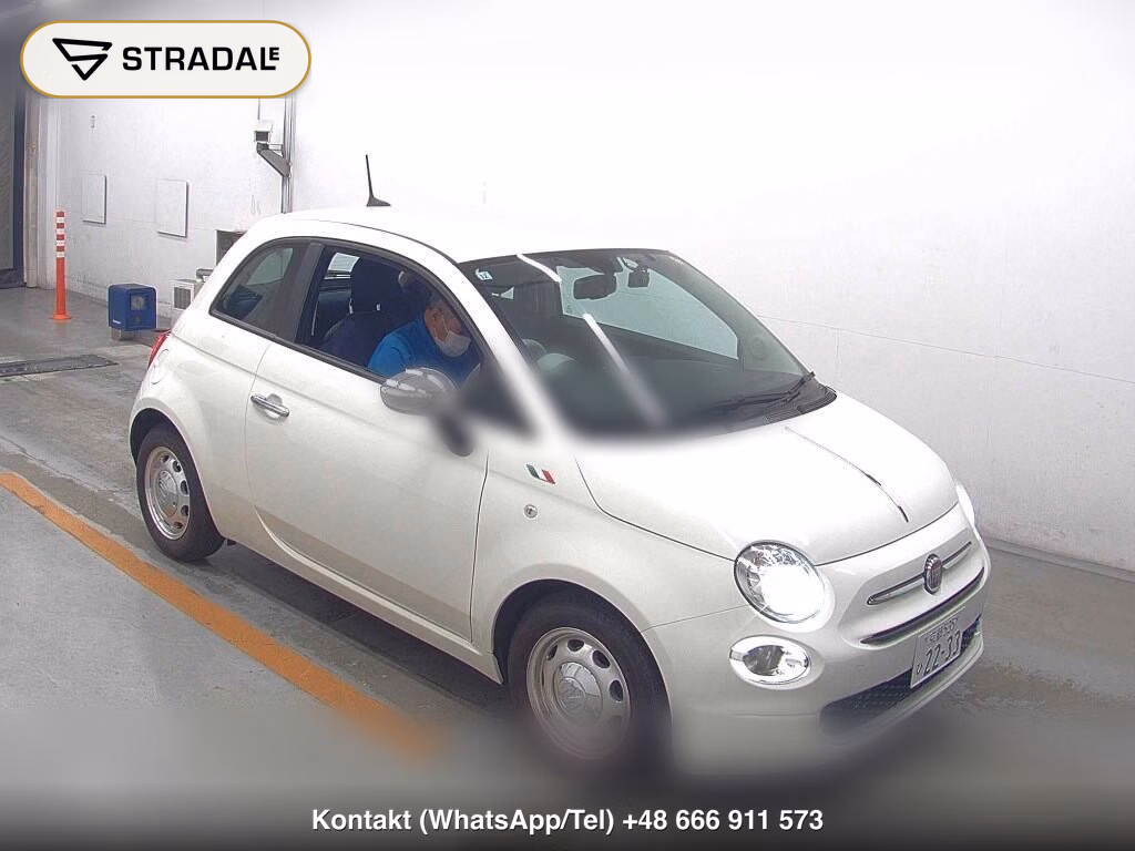 FIAT 500 TWIN AIR CULT 2021, aukcja z Japonii, zdjęcie 1