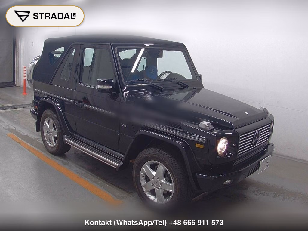 MERCEDES BENZ G-CLASS 2D 4WD G500 CABRIO 2005, aukcja z Japonii, zdjęcie 1