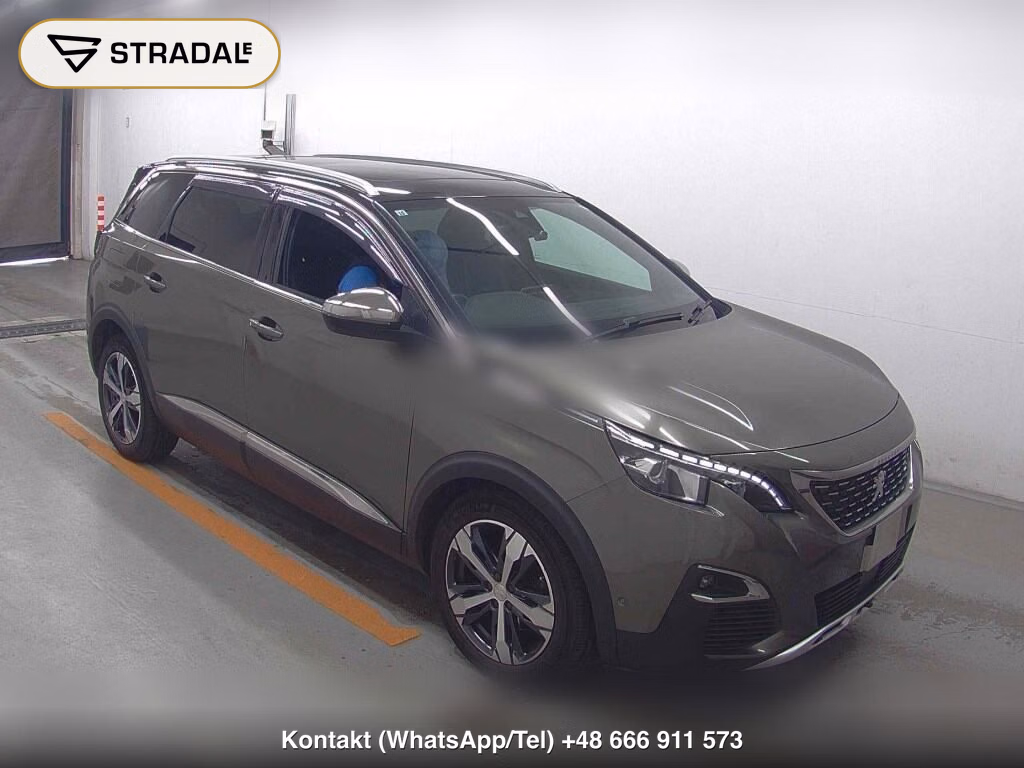 PEUGEOT 5008 GT BLUE HDI 2017, aukcja z Japonii, zdjęcie 1