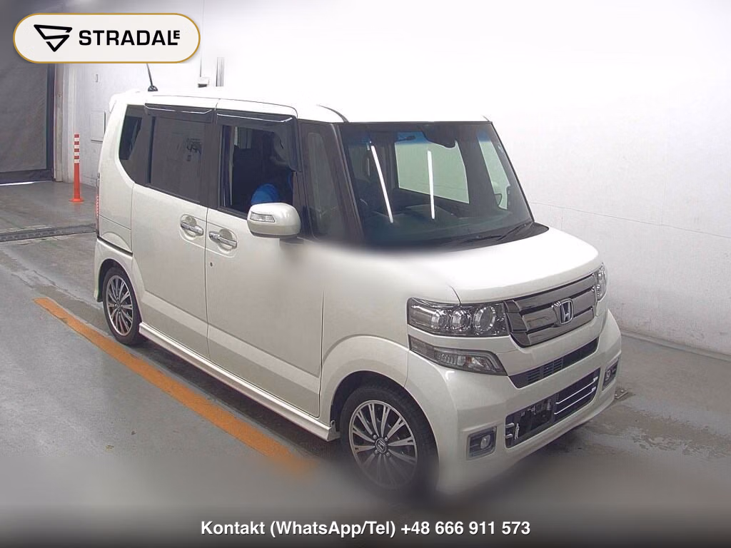 HONDA N-BOX CUSTOM G・TURBO L PACKAGE 2015, aukcja z Japonii, zdjęcie 1
