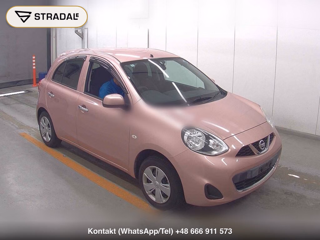 NISSAN MARCH 5D G 2016, aukcja z Japonii, zdjęcie 1