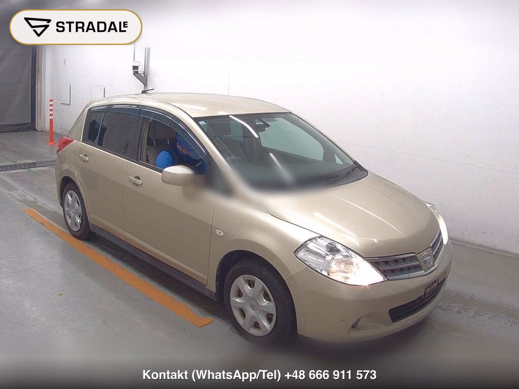 NISSAN TIIDA 15M 2009, aukcja z Japonii, zdjęcie 1