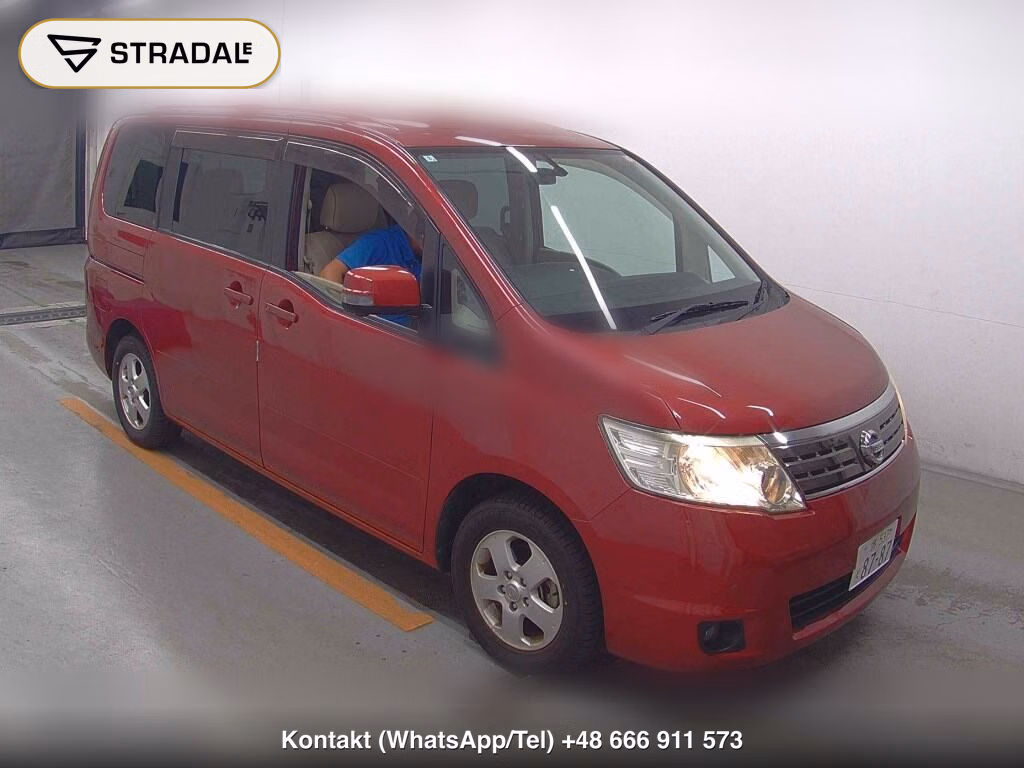 NISSAN SERENA 5D 20G 2008, aukcja z Japonii, zdjęcie 1