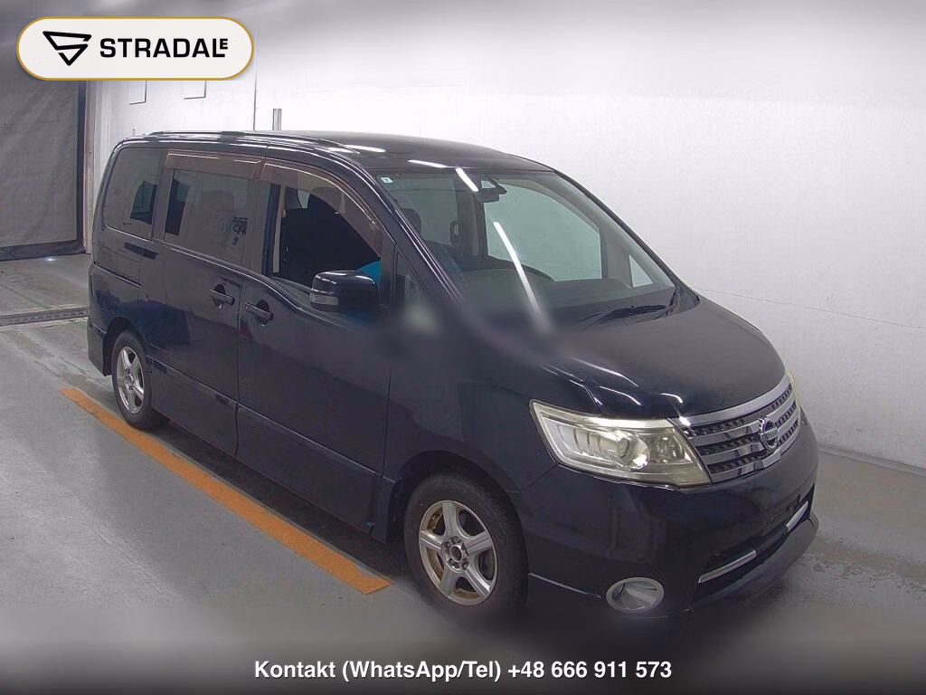 NISSAN SERENA 5D HIGHWAY STAR V AERO SELECTION 2009, aukcja z Japonii, zdjęcie 1