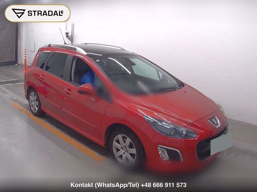 PEUGEOT 308 WG SW SPORTIUM 2012, aukcja z Japonii, zdjęcie 1